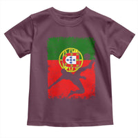 Portugal Soccer Toddler T Shirt Portuguese Flag Futebol Football Fan - Wonder Print Shop