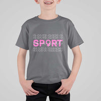 Save Girls Sports T Shirt For Kid Feminist Body Positivity Inclusive Equality - Wonder Print Shop