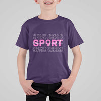 Save Girls Sports T Shirt For Kid Feminist Body Positivity Inclusive Equality - Wonder Print Shop