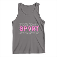 Save Girls Sports Tank Top Feminist Body Positivity Inclusive Equality - Wonder Print Shop