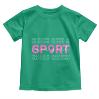 Save Girls Sports Toddler T Shirt Feminist Body Positivity Inclusive Equality - Wonder Print Shop