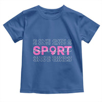 Save Girls Sports Toddler T Shirt Feminist Body Positivity Inclusive Equality - Wonder Print Shop