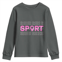 Save Girls Sports Youth Sweatshirt Feminist Body Positivity Inclusive Equality - Wonder Print Shop