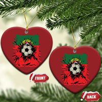 Portugal Soccer Christmas Ornament Portuguese Flag Soccer Ball Futebol - Wonder Print Shop