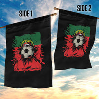 Portugal Soccer Garden Flag Portuguese Flag Soccer Ball Futebol - Wonder Print Shop