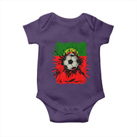 Portugal Soccer Baby Onesie Portuguese Flag Soccer Ball Futebol - Wonder Print Shop