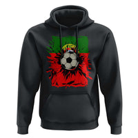 Portugal Soccer Hoodie Portuguese Flag Soccer Ball Futebol - Wonder Print Shop
