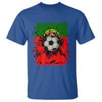 Portugal Soccer T Shirt Portuguese Flag Soccer Ball Futebol - Wonder Print Shop