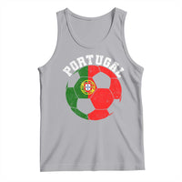 Portugal Soccer Tank Top Portuguese Flag Soccer Ball Futebol Football Fan - Wonder Print Shop