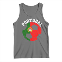 Portugal Soccer Tank Top Portuguese Flag Soccer Ball Futebol Football Fan - Wonder Print Shop