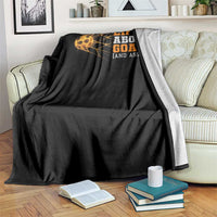 Funny Soccer Throw Blanket Life Is About Goals And Assists Youth Soccer - Wonder Print Shop