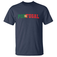 Vintage Portugal T Shirt Classic Portuguese Flag Retro Varsity Futebol - Wonder Print Shop