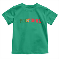 Vintage Portugal Toddler T Shirt Classic Portuguese Flag Retro Varsity Futebol - Wonder Print Shop