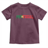 Vintage Portugal Toddler T Shirt Classic Portuguese Flag Retro Varsity Futebol - Wonder Print Shop