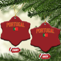 Portugal Christmas Ornament Portuguese Flag Futebol Fan - Wonder Print Shop