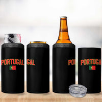 Portugal 4 in 1 Can Cooler Tumbler Portuguese Flag Futebol Fan - Wonder Print Shop