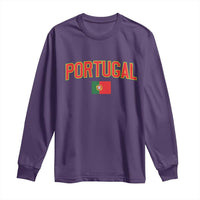 Portugal Long Sleeve Shirt Portuguese Flag Futebol Fan - Wonder Print Shop