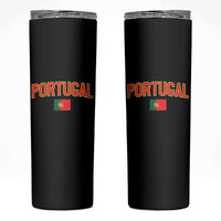 Portugal Skinny Tumbler Portuguese Flag Futebol Fan - Wonder Print Shop