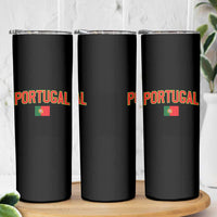 Portugal Skinny Tumbler Portuguese Flag Futebol Fan - Wonder Print Shop