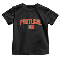 Portugal Toddler T Shirt Portuguese Flag Futebol Fan - Wonder Print Shop