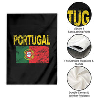 Portugal Flag Garden Flag Retro Vintage Portuguese Flags Futebol - Wonder Print Shop