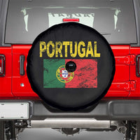 Portugal Flag Spare Tire Cover Retro Vintage Portuguese Flags Futebol - Wonder Print Shop