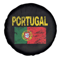 Portugal Flag Spare Tire Cover Retro Vintage Portuguese Flags Futebol - Wonder Print Shop