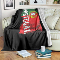 Portugal Flag Throw Blanket Retro Vintage Futebol Portuguese Flags - Wonder Print Shop