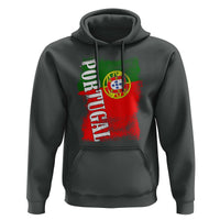 Portugal Flag Hoodie Retro Vintage Futebol Portuguese Flags - Wonder Print Shop