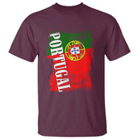 Portugal Flag T Shirt Retro Vintage Futebol Portuguese Flags - Wonder Print Shop