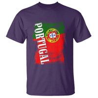Portugal Flag T Shirt Retro Vintage Futebol Portuguese Flags - Wonder Print Shop