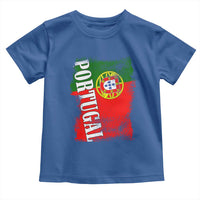 Portugal Flag Toddler T Shirt Retro Vintage Futebol Portuguese Flags - Wonder Print Shop