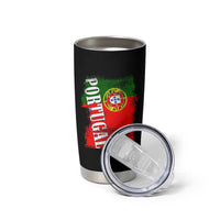 Portugal Flag Tumbler Cup Retro Vintage Futebol Portuguese Flags - Wonder Print Shop