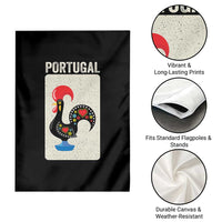 Portuguese Rooster Garden Flag Galo de Barcelos Portugal Roots Pride Heritage Gift - Wonder Print Shop