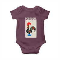 Portuguese Rooster Baby Onesie Galo de Barcelos Portugal Roots Pride Heritage Gift - Wonder Print Shop