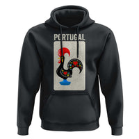Portuguese Rooster Hoodie Galo de Barcelos Portugal Roots Pride Heritage Gift - Wonder Print Shop