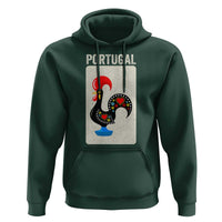 Portuguese Rooster Hoodie Galo de Barcelos Portugal Roots Pride Heritage Gift - Wonder Print Shop