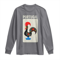 Portuguese Rooster Long Sleeve Shirt Galo de Barcelos Portugal Roots Pride Heritage Gift - Wonder Print Shop