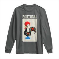 Portuguese Rooster Long Sleeve Shirt Galo de Barcelos Portugal Roots Pride Heritage Gift - Wonder Print Shop