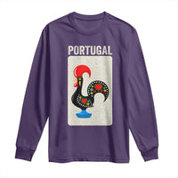 Portuguese Rooster Long Sleeve Shirt Galo de Barcelos Portugal Roots Pride Heritage Gift - Wonder Print Shop