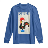 Portuguese Rooster Long Sleeve Shirt Galo de Barcelos Portugal Roots Pride Heritage Gift - Wonder Print Shop