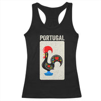 Portuguese Rooster Racerback Tank Top Galo de Barcelos Portugal Roots Pride Heritage Gift - Wonder Print Shop