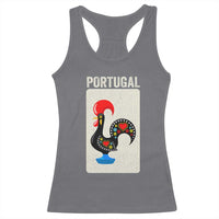 Portuguese Rooster Racerback Tank Top Galo de Barcelos Portugal Roots Pride Heritage Gift - Wonder Print Shop