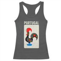 Portuguese Rooster Racerback Tank Top Galo de Barcelos Portugal Roots Pride Heritage Gift - Wonder Print Shop