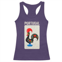 Portuguese Rooster Racerback Tank Top Galo de Barcelos Portugal Roots Pride Heritage Gift - Wonder Print Shop