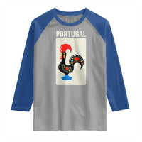 Portuguese Rooster Raglan Shirt Galo de Barcelos Portugal Roots Pride Heritage Gift - Wonder Print Shop