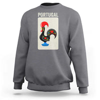 Portuguese Rooster Sweatshirt Galo de Barcelos Portugal Roots Pride Heritage Gift - Wonder Print Shop