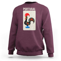Portuguese Rooster Sweatshirt Galo de Barcelos Portugal Roots Pride Heritage Gift - Wonder Print Shop
