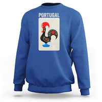 Portuguese Rooster Sweatshirt Galo de Barcelos Portugal Roots Pride Heritage Gift - Wonder Print Shop