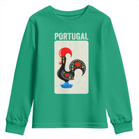 Portuguese Rooster Youth Sweatshirt Galo de Barcelos Portugal Roots Pride Heritage Gift - Wonder Print Shop